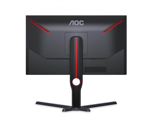 Monitorius AOC Monitor 25G3ZM/BK 24.5", VA, FHD, 1920x1080, 16:9, 1 ms, 300 cd/m², Black/Red, 240 Hz, HDMI ports quantity 2