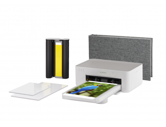 Foto spausdintuvas Xiaomi Instant Photo Printer 1S Set EU Colour, Thermal, Wi-Fi, White
