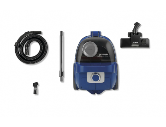 Dulkių siurblys Gorenje Vacuum Cleaner VCEA01GACBUCY Bagless, Power 800 W, Dust capacity 2.2 L, Blue