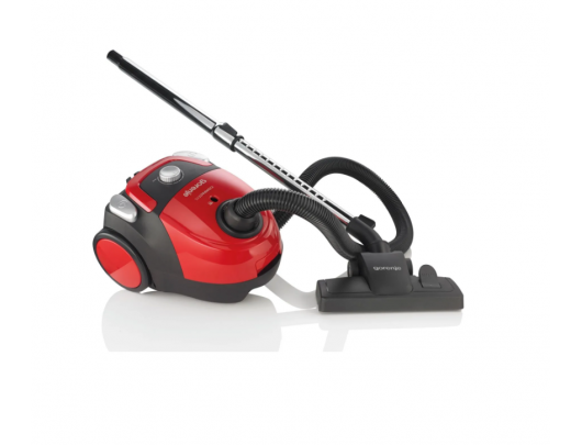 Dulkių siurblys Gorenje Vacuum cleaner VCEB11CXRII Bagged, Power 800 W, Dust capacity 2 L, Red
