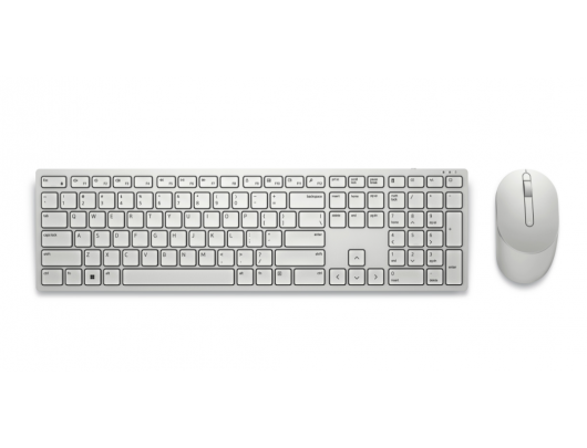 Klaviatūra+pelė Dell Keyboard and Mouse KM5221W Pro Wireless, US, 2.4 GHz, White