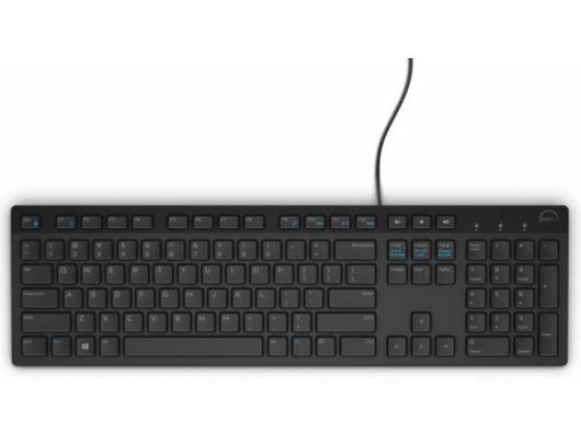 Klaviatūra Dell Keyboard KB216 Multimedia, Wired, NORD, Black