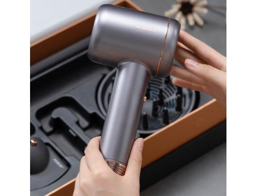 Plaukų džiovintuvas Jimmy Hair Dryer F8 1600 W, Number of temperature settings 3, Ionic function, Diffuser nozzle, Grey