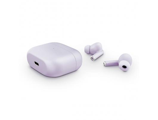 Ausinės Energy Sistem Earphones True Wireless Style 2 Violet (True Wireless Stereo, BT 5.1, Deep Bass, Charging Case)