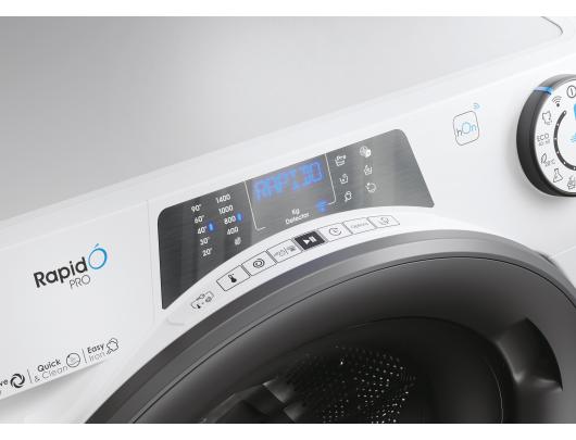 Skalbimo mašina Candy Washing Machine RP 496BWMR/1-S	 Energy efficiency class A, Front loading, Washing capacity 9 kg, 1400 RPM, Depth 53 cm, Width 60