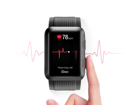 Išmanusis laikrodis  Huawei Watch D Molly-B19 (51mm) 1.64”, Smart watch, NFC, GPS (satellite), AMOLED, Touchscreen, Heart rate monitor, Waterproof, Bl