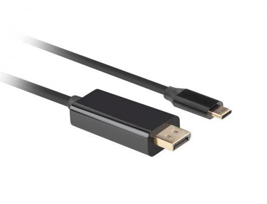 Kabelis Lanberg USB-C to DisplayPort Cable, 1.8 m 4K/60Hz, Black