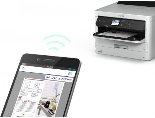 Rašalinis spausdintuvas Epson WorkForce Pro WF-C529RDW A4/Legal Juoda Balta