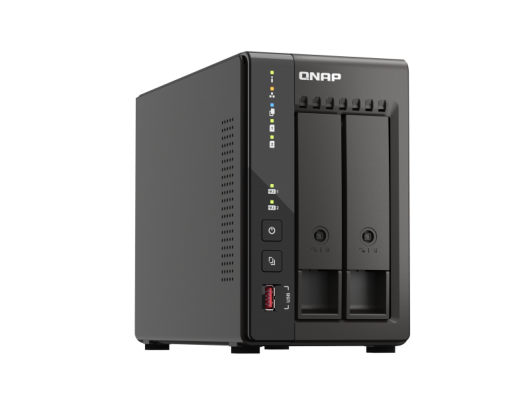 Diskų masyvas QNAP 2-Bay desktop NAS 	TS-253E-8G J6412 4-core, Processor frequency 2.6 GHz, 8GB, 2xHDMI 1.4b, 2x M.2 2280 PCIe slots, 2x USB 2.0; 2xUSB Type-A