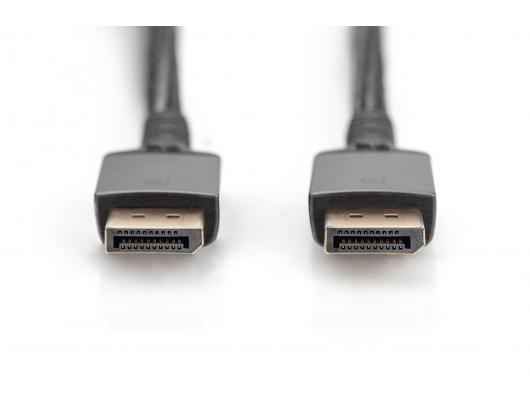 Kabelis Digitus DisplayPort Connector Cable 1.4 	DB-340201-030-S Black, DP to DP, 3 m