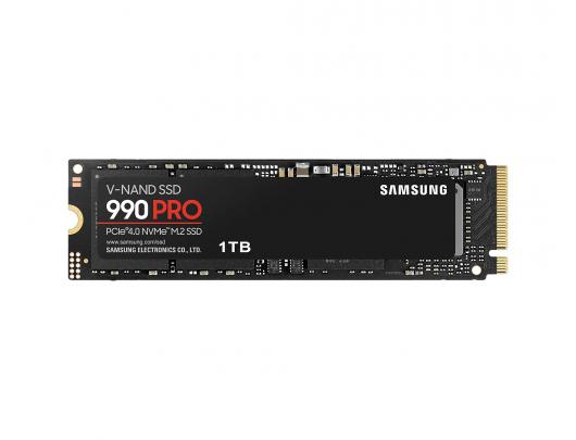 SSD diskas Samsung 990 PRO 1000GB, SSD form factor M.2 2280, SSD interface PCIe Gen4x4, Write speed 6900 MB/s, Read speed 7450 MB/s