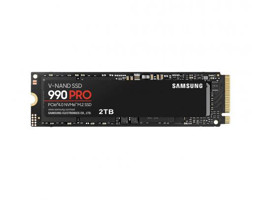 SSD diskas Samsung 990 PRO 2000GB, SSD form factor M.2 2280, SSD interface PCIe Gen4x4, Write speed 6900 MB/s, Read speed 7450 MB/s