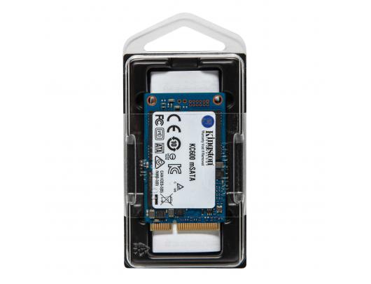 SSD diskas Kingston KC600 1000GB, SSD interface mSATA, Write speed 520 MB/s, Read speed 550 MB/s