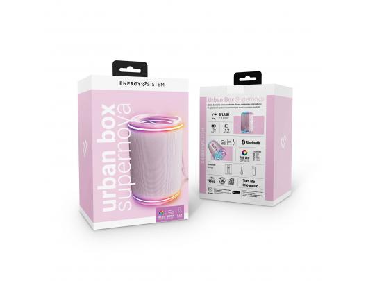 Bluetooth kolonėlė Energy Sistem Urban Box Supernova 16 W, Portable, Wireless connection, Pink, Bluetooth
