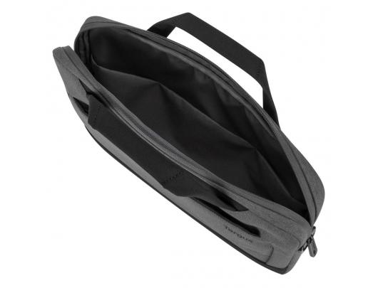 Krepšys Targus | Slimcase with EcoSmart | Cypress | Fits up to size 15.6" | Grey | Shoulder strap