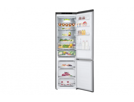 Šaldytuvas LG RefrigeratorGBB72PZVCN1 Energy efficiency class C, Free standing, Combi, Height 203 cm, Fridge net capacity 277 L, Freezer net capacity