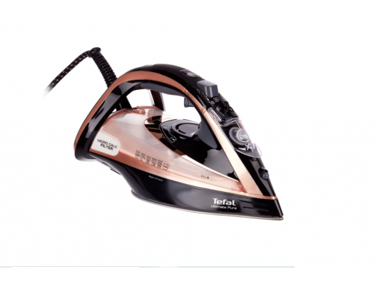 Lygintuvas TEFAL Steam Iron FV9845 3200 W, Water tank capacity 350 ml, Continuous steam 60 g/min, Black/Rose Gold
