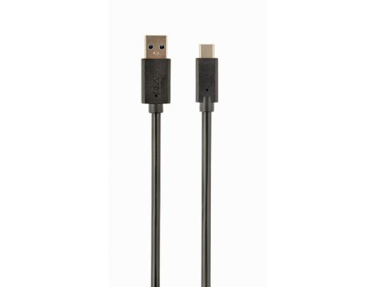 Kabelis Cablexpert USB 3.0 AM to Type-C cable (AM/CM) CCP-USB3-AMCM-1M Black, 1 m, 600 Mbit/s