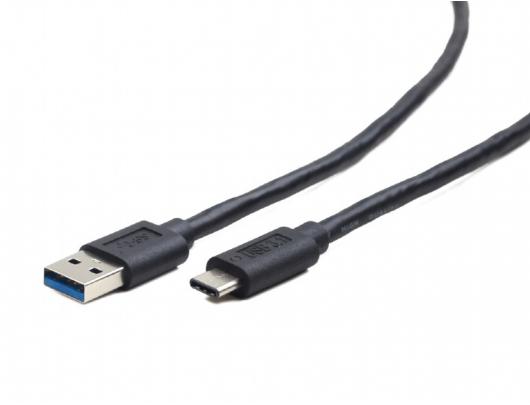 Kabelis Cablexpert USB 3.0 AM to Type-C cable (AM/CM) CCP-USB3-AMCM-1M Black, 1 m, 600 Mbit/s