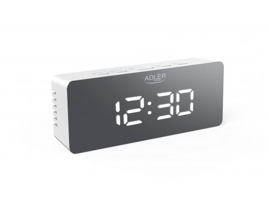Žadintuvas Adler Alarm Clock AD 1189W White