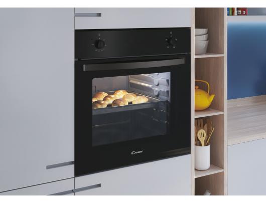 Orkaitė Candy Oven FIDC N100 70 L, Built in, Manual, Mechanical, Height 59.5 cm, Width 59.5 cm, Black