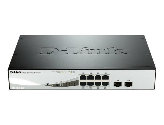 Komutatorius D-Link DGS-1210 Series Smart Managed Gigabit Switches DGS-1210-08P Managed L2, Desktop/Rackmountable