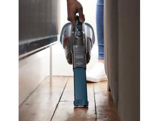 Dulkių siurblys BLACK & DECKER BHHV320B-QW, belaidis veikimas, rankinis, 12 V, veikimo laikas (maks.) 20 min, pilkas/mėlynas