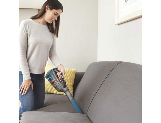 Dulkių siurblys BLACK & DECKER BHHV320B-QW, belaidis veikimas, rankinis, 12 V, veikimo laikas (maks.) 20 min, pilkas/mėlynas