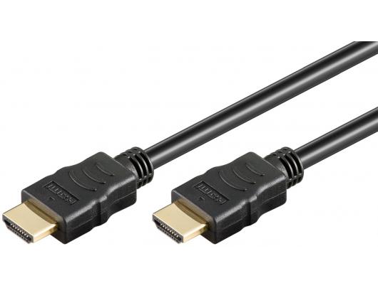 Kabelis Goobay High Speed HDMI Cable with Ethernet 60616 Black, HDMI to HDMI, 15 m
