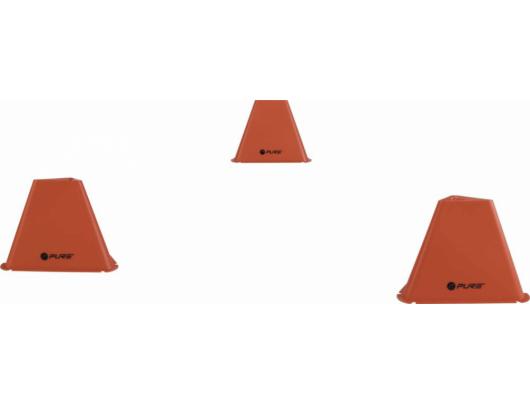 Pure2Improve Triangle Cones Set of 6 Red