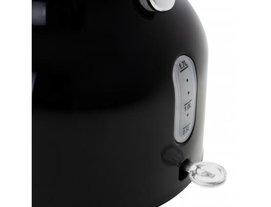 Virdulys Adler Kettle with a Thermomete AD 1346b Electric, 2200 W, 1.7 L, Stainless steel, 360° rotational base, Black