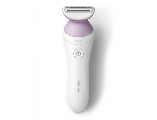 Barzdaskutė Philips BRL136/00 Series 6000, veikimo laikas (maks.) 40 min, šlapias ir sausas, baltas/violetinis.
