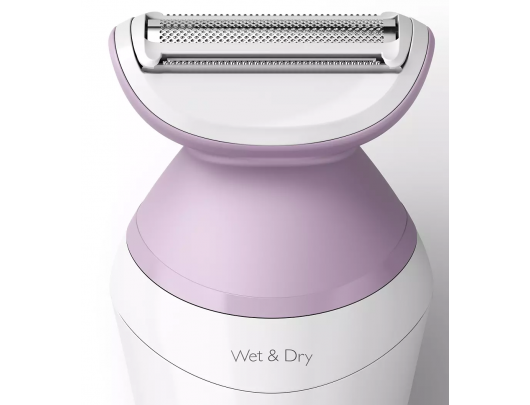 Barzdaskutė Philips BRL136/00 Series 6000, veikimo laikas (maks.) 40 min, šlapias ir sausas, baltas/violetinis.