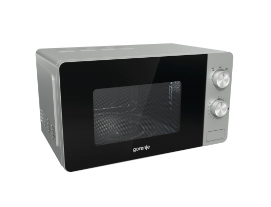 Mikrobangų krosnelė Gorenje Microwave Oven MO20E1S Free standing, 20 L, 800 W, Silver