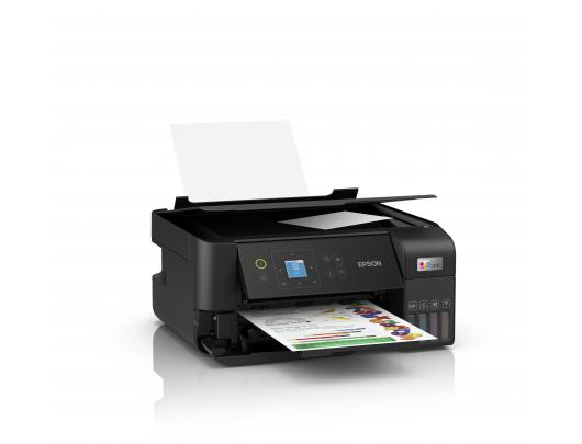 Rašalinis daugiafunkcinis spausdintuvas Epson Multifunctional printer EcoTank L3560 Contact image sensor (CIS), A4, Wi-Fi, Black