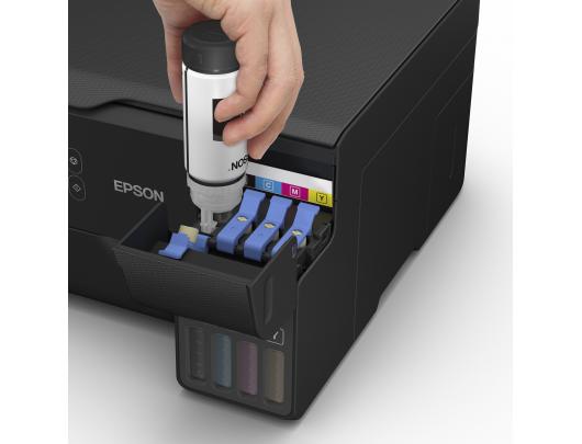 Rašalinis daugiafunkcinis spausdintuvas Epson Multifunctional printer EcoTank L3560 Contact image sensor (CIS), A4, Wi-Fi, Black