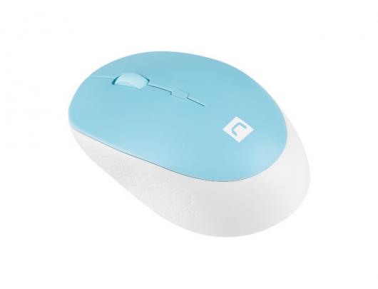 Pelė Natec Mouse, Harrier 2, Wired, 1600 DPI, Optical, White/Blue