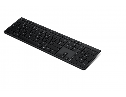 Klaviatūra Lenovo Professional Wireless Rechargeable Keyboard 4Y41K04068 US, Grey, Scissors switch keys