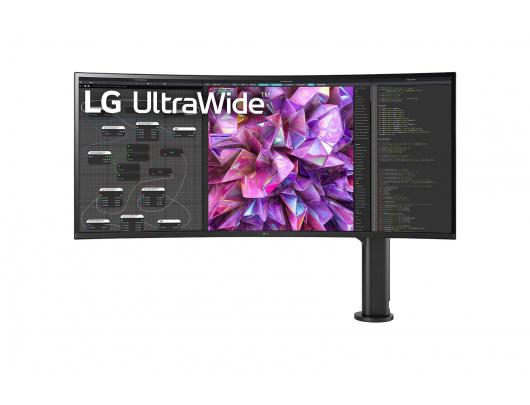 Monitorius LG Curved Monitor with Ergo Stand 38WQ88C-W 38", IPS, UHD, 3840x1600, 21:9, 5 ms, 300 cd/m², 60 Hz, HDMI ports quantity 2