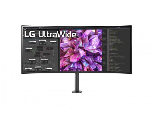 Monitorius LG Curved Monitor with Ergo Stand 38WQ88C-W 38", IPS, UHD, 3840x1600, 21:9, 5 ms, 300 cd/m², 60 Hz, HDMI ports quantity 2