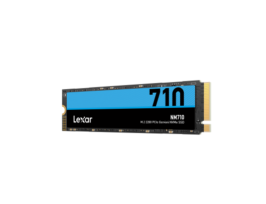 SSD diskas Lexar M.2 NVMe SSD NM710 500GB, SSD form factor M.2 2280, SSD interface PCIe Gen4x4, Write speed 2600 MB/s, Read speed 5000 MB/s