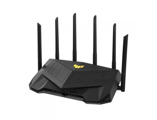 Maršrutizatorius Asus Dual Band WiFi6 Gigabit Router TUF Gaming AX6000  802.11ax, 1148+4804 Mbit/s, 10/100/1000 Mbit/s, Ethernet LAN (RJ-45) ports 5,