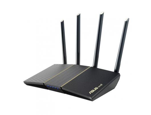 Maršrutizatorius Asus Wireless AX3000 Dual Band WiFi 6 RT-AX57 802.11ax 2402+574 Mbit/s 10/100/1000 Mbit/s Ethernet LAN (RJ-45) ports 4 Mesh Support