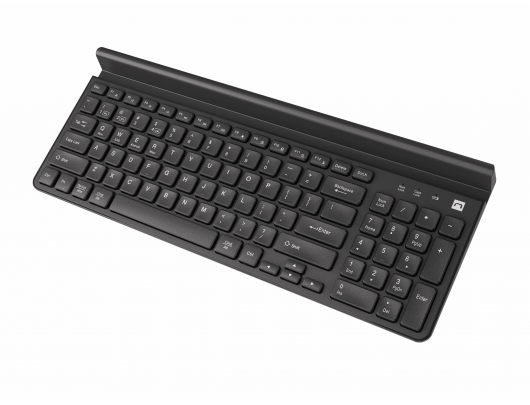 Klaviatūra Natec Keyboard Felimare NKL-1973 Wireless, US, 2.4 GHz, Bluetooth, Black