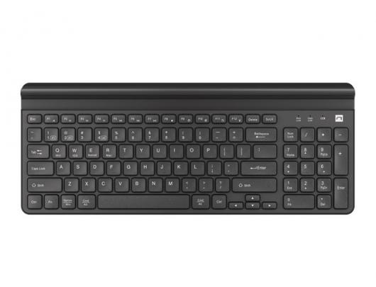 Klaviatūra Natec Keyboard Felimare NKL-1973 Wireless, US, 2.4 GHz, Bluetooth, Black