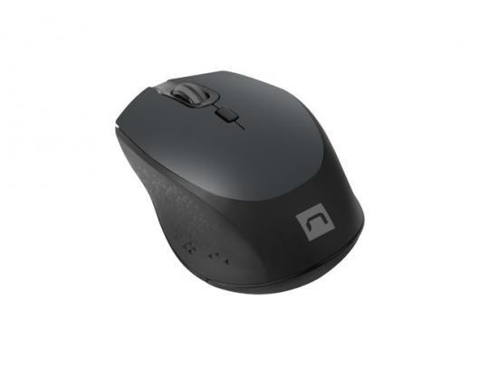 Pelė Natec Mouse Osprey NMY-1688 	Wireless, Black/Gray, Bluetooth, 2.4 GHz