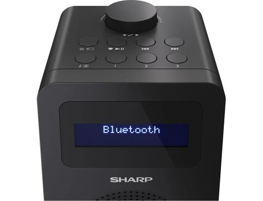 Radijo imtuvas Sharp DR-430(BK) Digital Radio, FM/DAB/DAB+, Bluetooth 5.0, Midnight Black | Sharp | Digital Radio | DR-430(BK) | Midnight Black | Blue