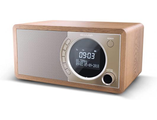 Radijo imtuvas Sharp DR-450(BR) Digital Radio, FM/DAB/DAB+, Bluetooth 4.2, Alarm function, Brown | Sharp | Digital Radio | DR-450(BR) | Brown | Blueto