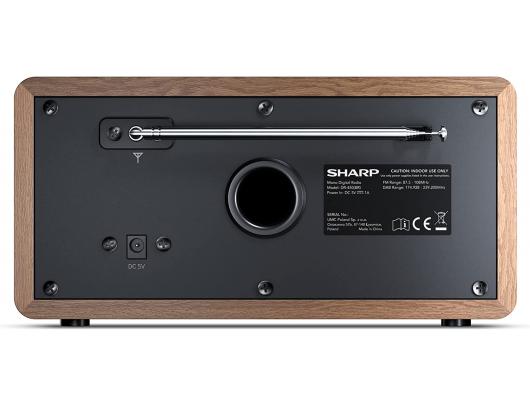 Radijo imtuvas Sharp DR-450(BR) Digital Radio, FM/DAB/DAB+, Bluetooth 4.2, Alarm function, Brown | Sharp | Digital Radio | DR-450(BR) | Brown | Blueto