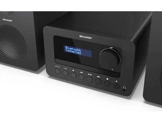 Muzikinis centras  Sharp XL-B520D(BK), FM/DAB/DAB+/USB, CD, Bluetooth 5.0, Aux-in, juoda